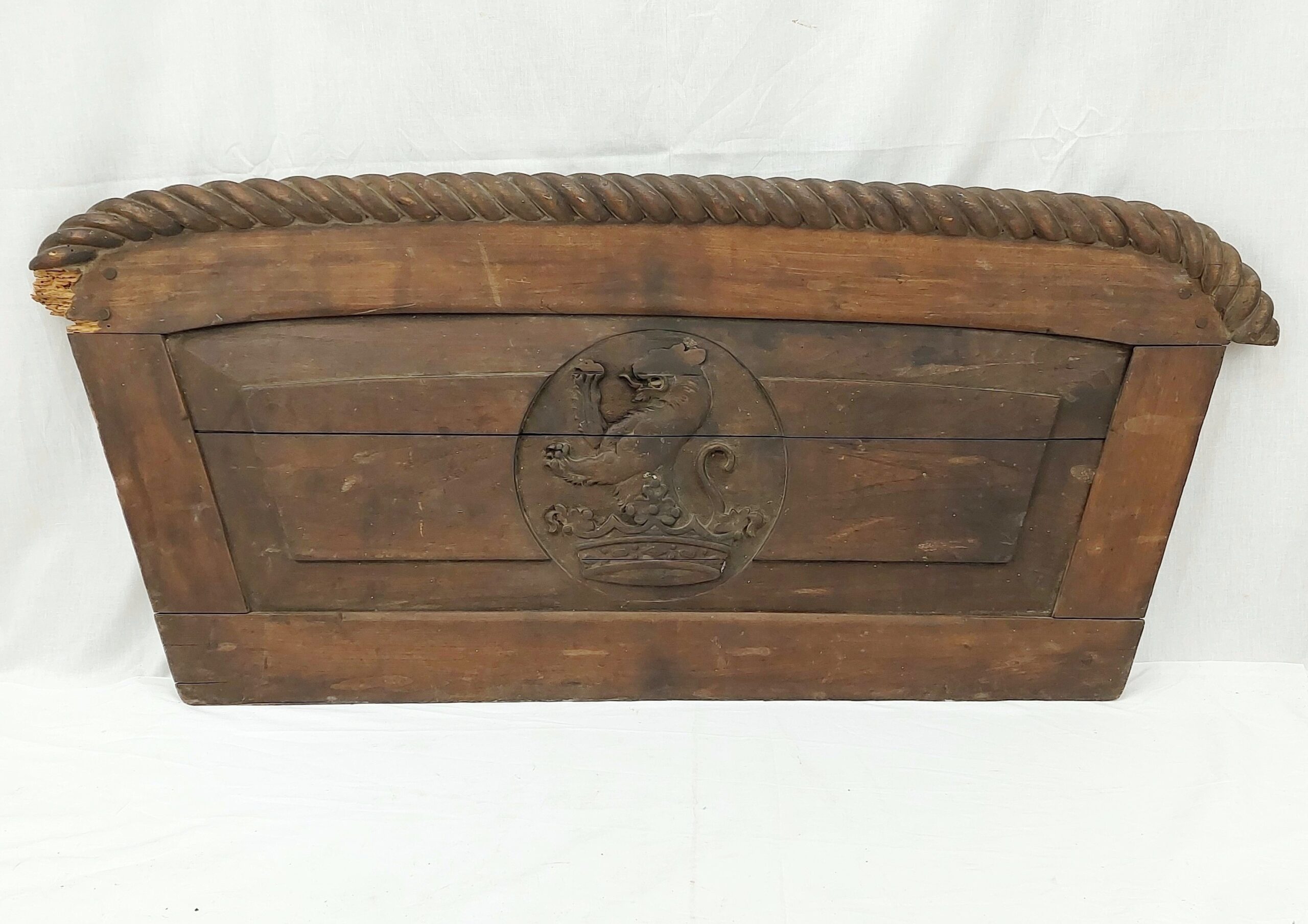 c1780 Royal Navy Admiral Buckle Barge Back