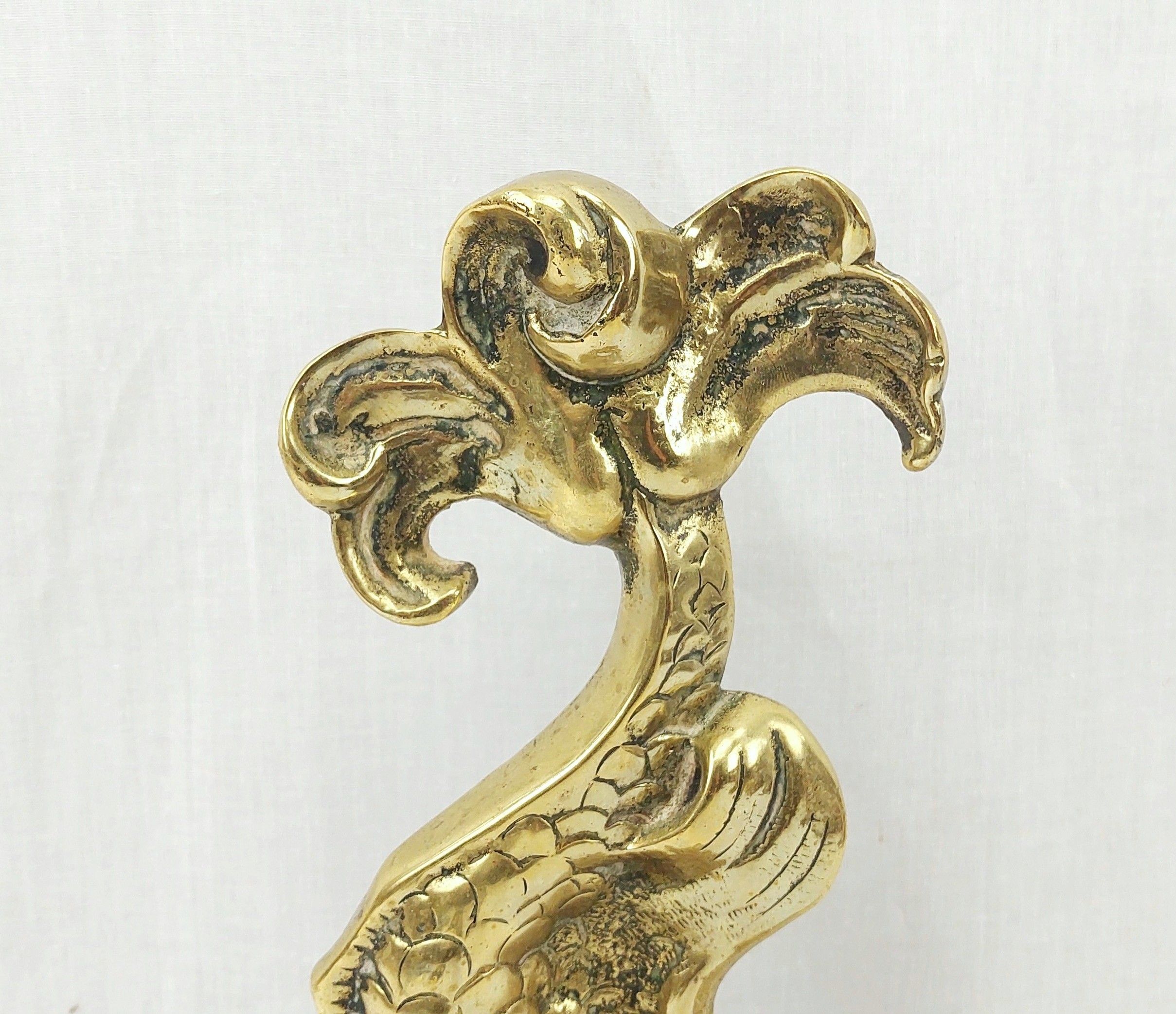c1910 Royal Navy Dolphin Doorstop - Image 4