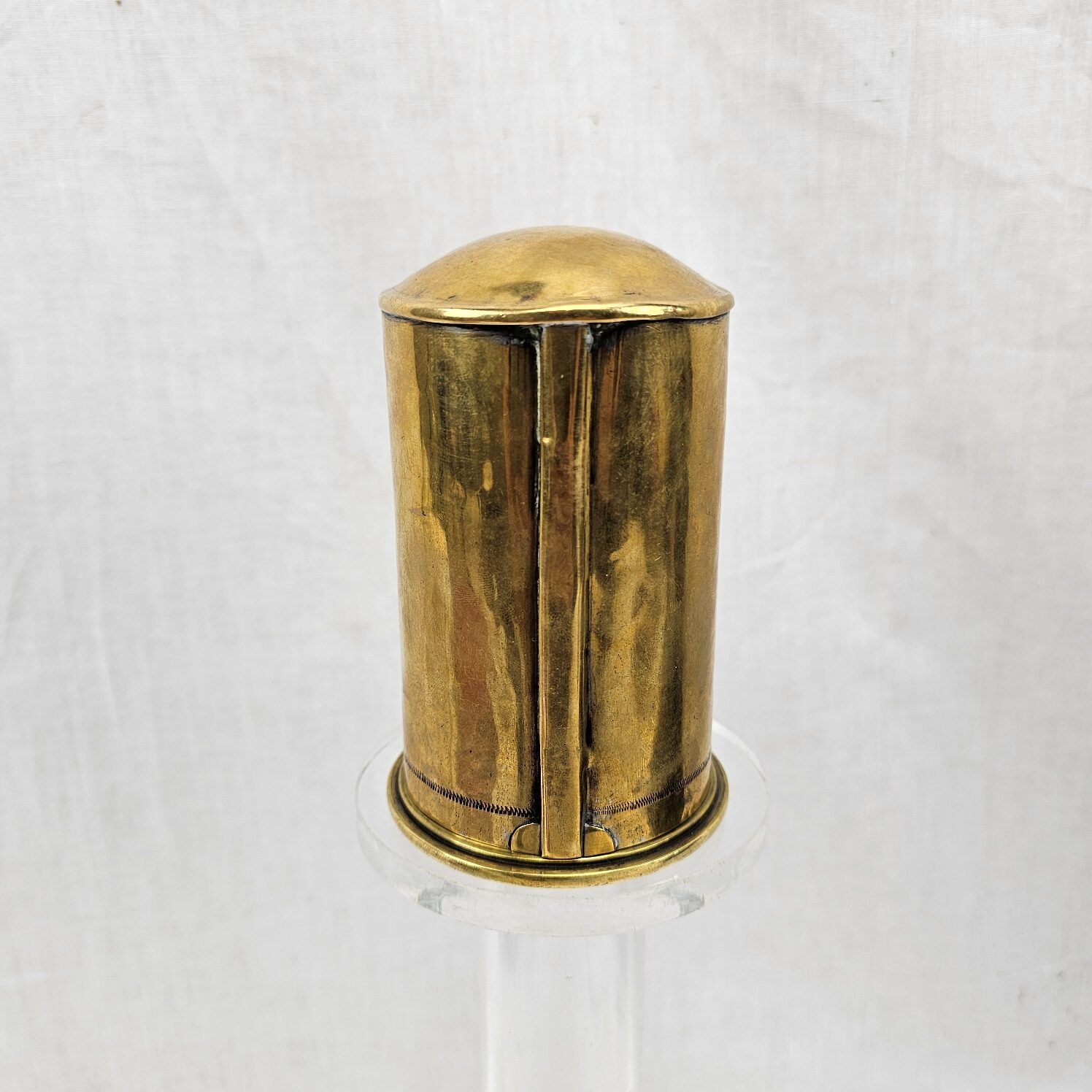 WW1 Dated 1917 British 6 Pounder Trench Art Money Box - Image 4