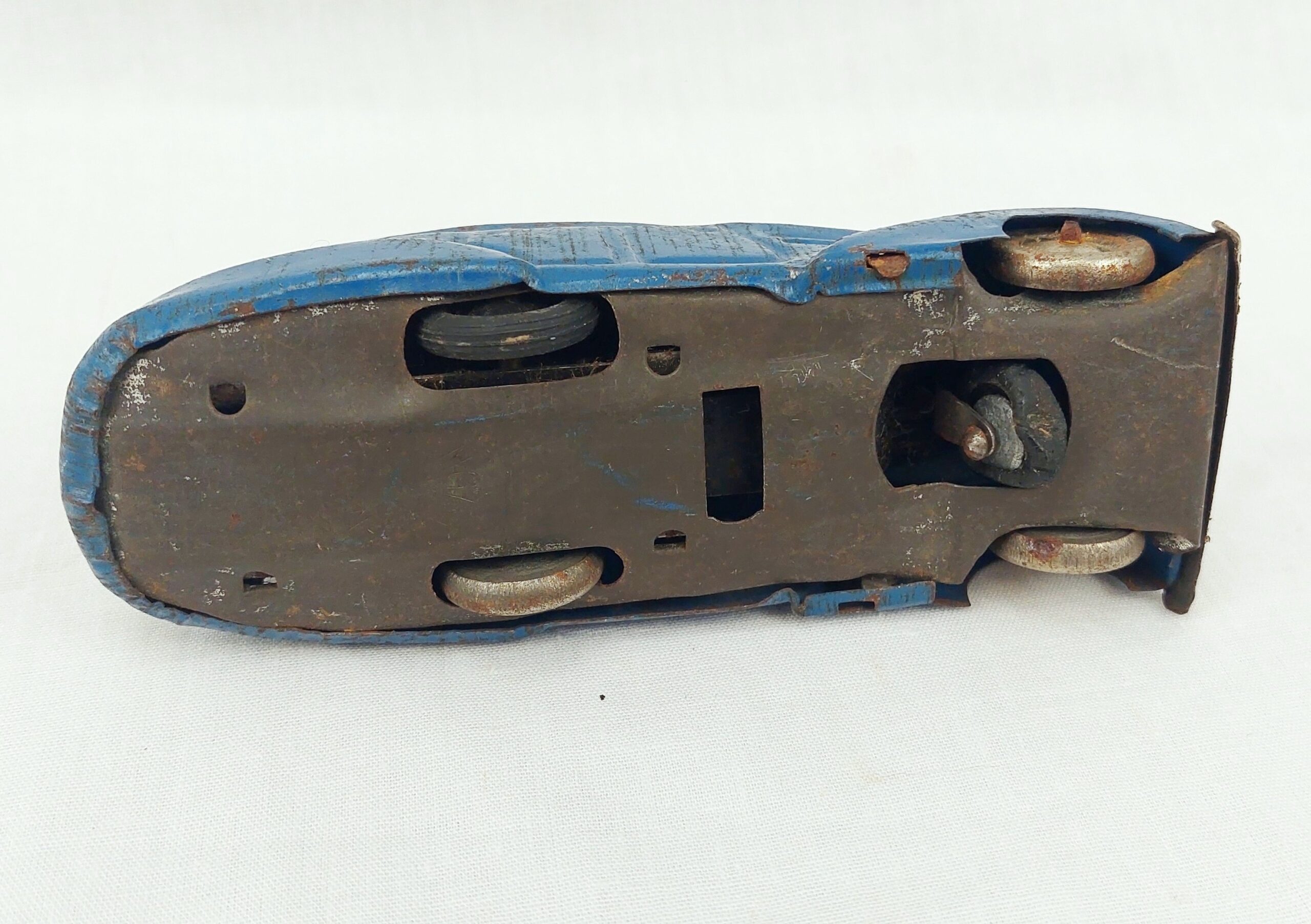 1930s English Made Tinplate Clockwork Car - Image 5