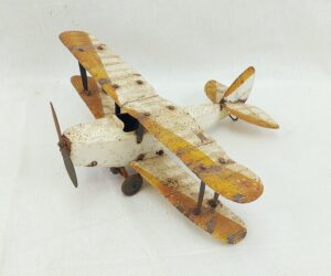 1930s Meccano Tinplate Biplane
