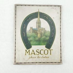 1950s Mascot Shoes Card Advertising Sign Standee
