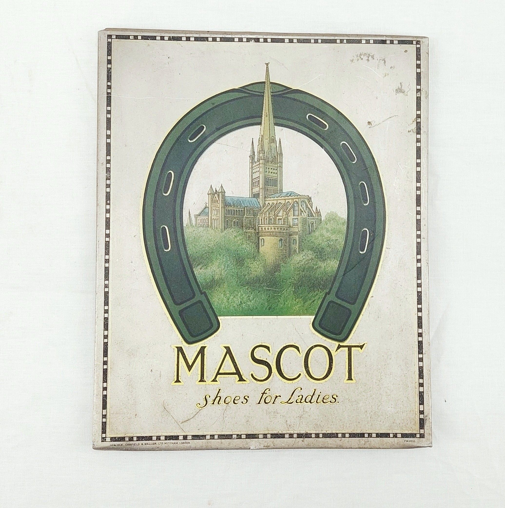 1950s Mascot Shoes Card Advertising Sign Standee