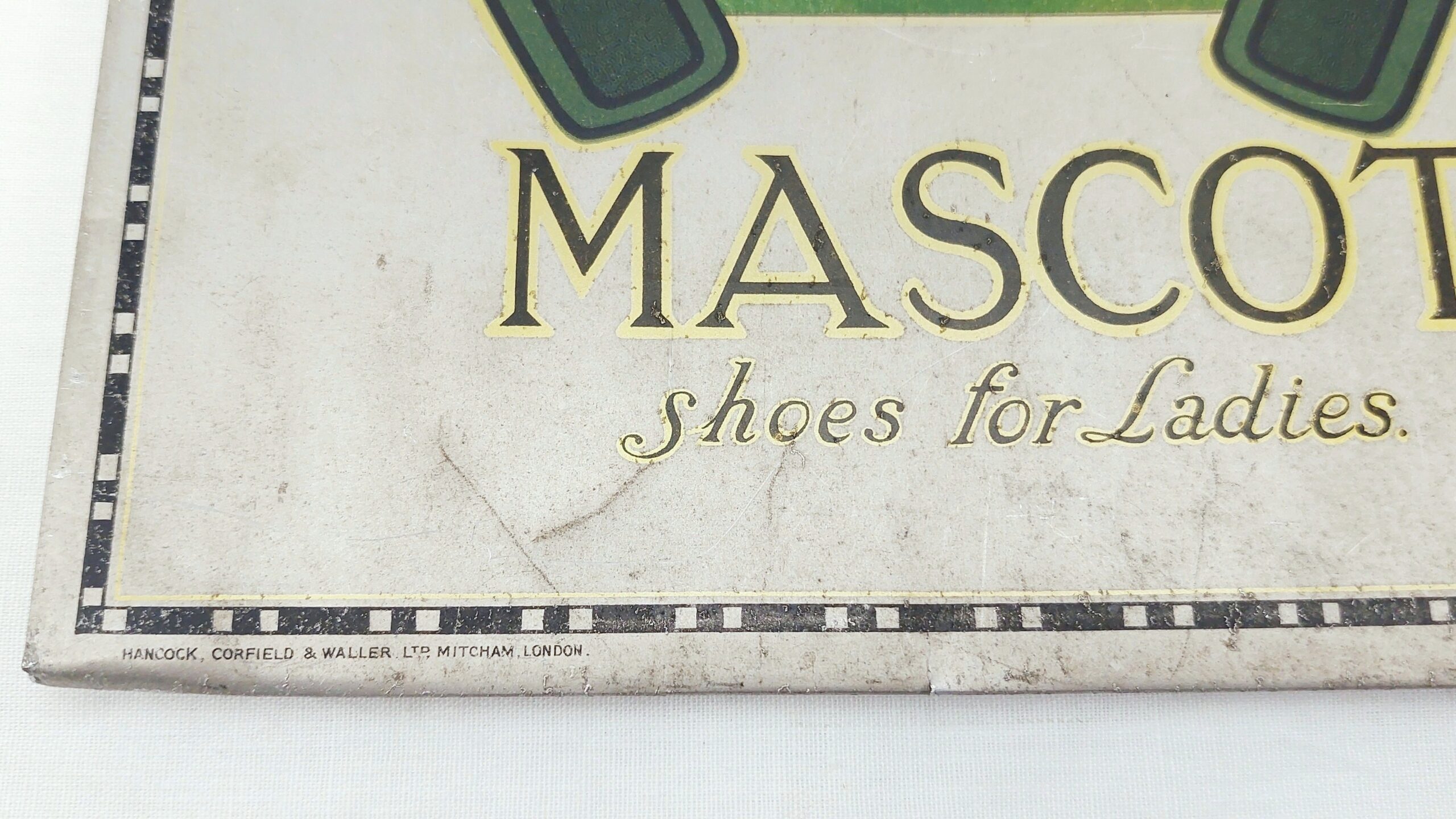 1950s Mascot Shoes Card Advertising Sign Standee - Image 5