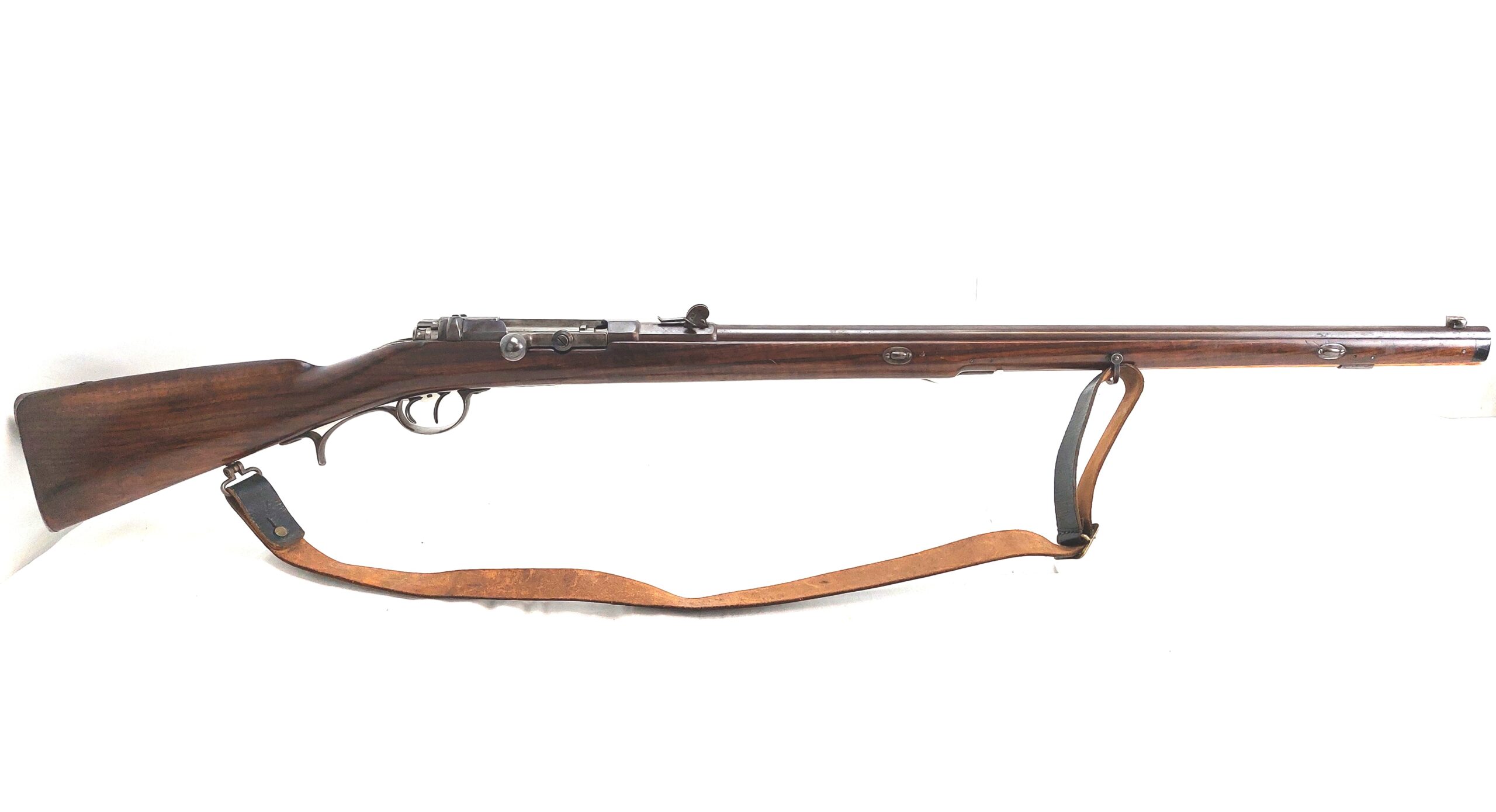 M1871 German Sporterized Double-Trigger Mauser Rifle with Sling - Very Rare
