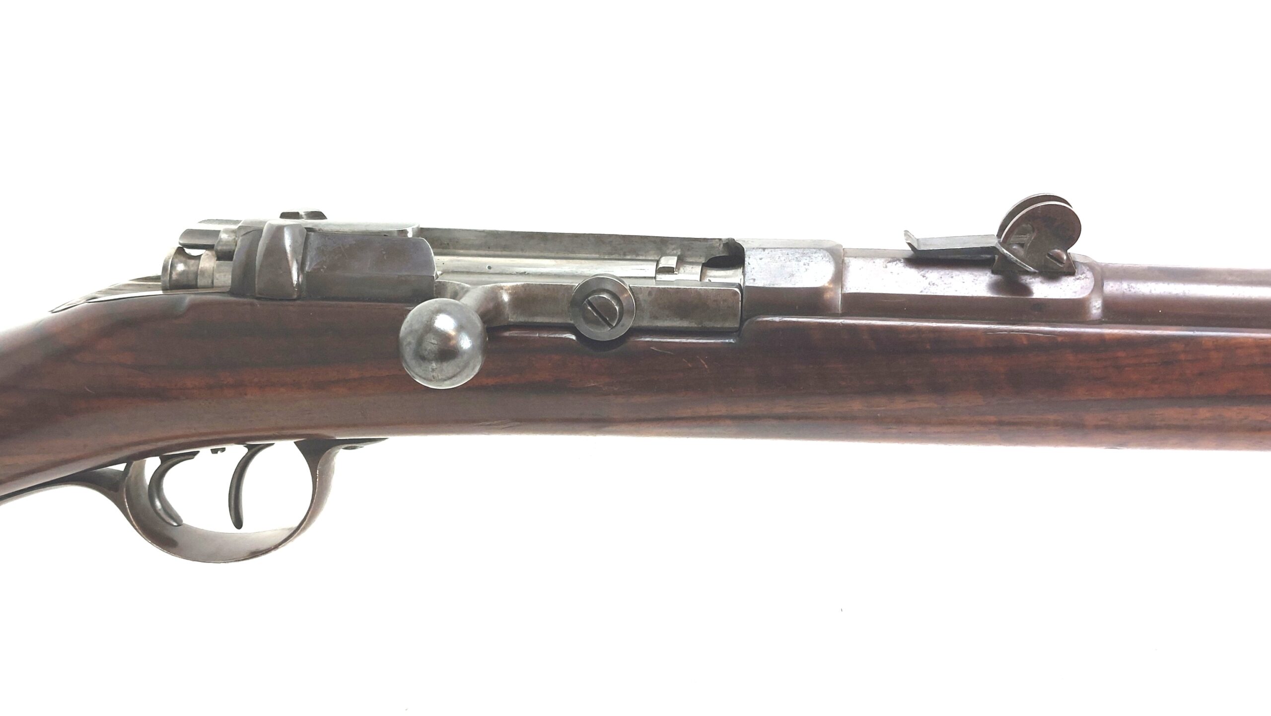 M1871 German Sporterized Double-Trigger Mauser Rifle with Sling - Very Rare - Image 3
