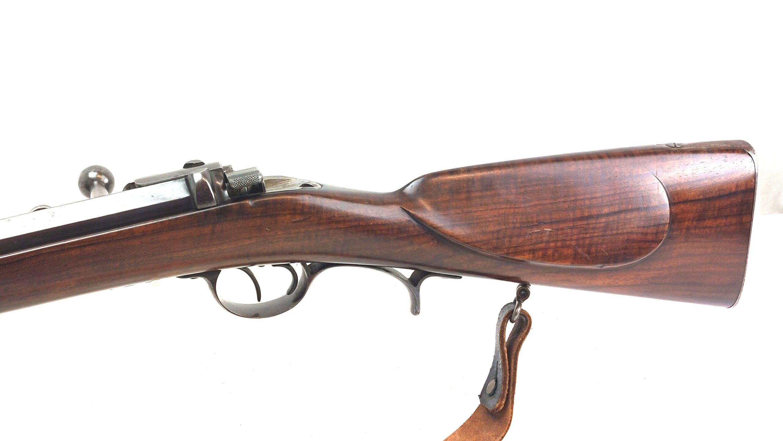 M1871 German Sporterized Double-Trigger Mauser Rifle with Sling - Very Rare - Image 8