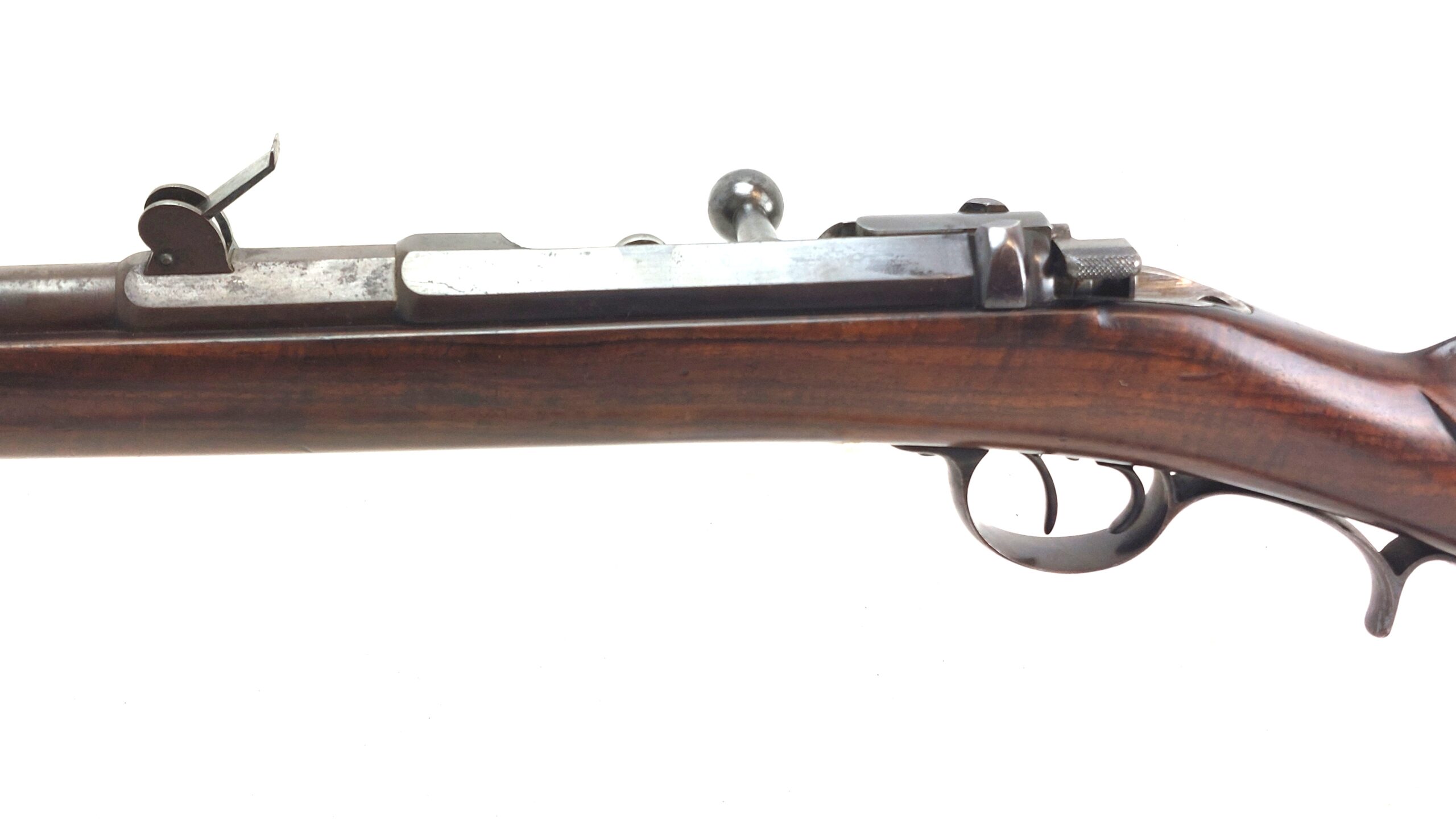 M1871 German Sporterized Double-Trigger Mauser Rifle with Sling - Very Rare - Image 9