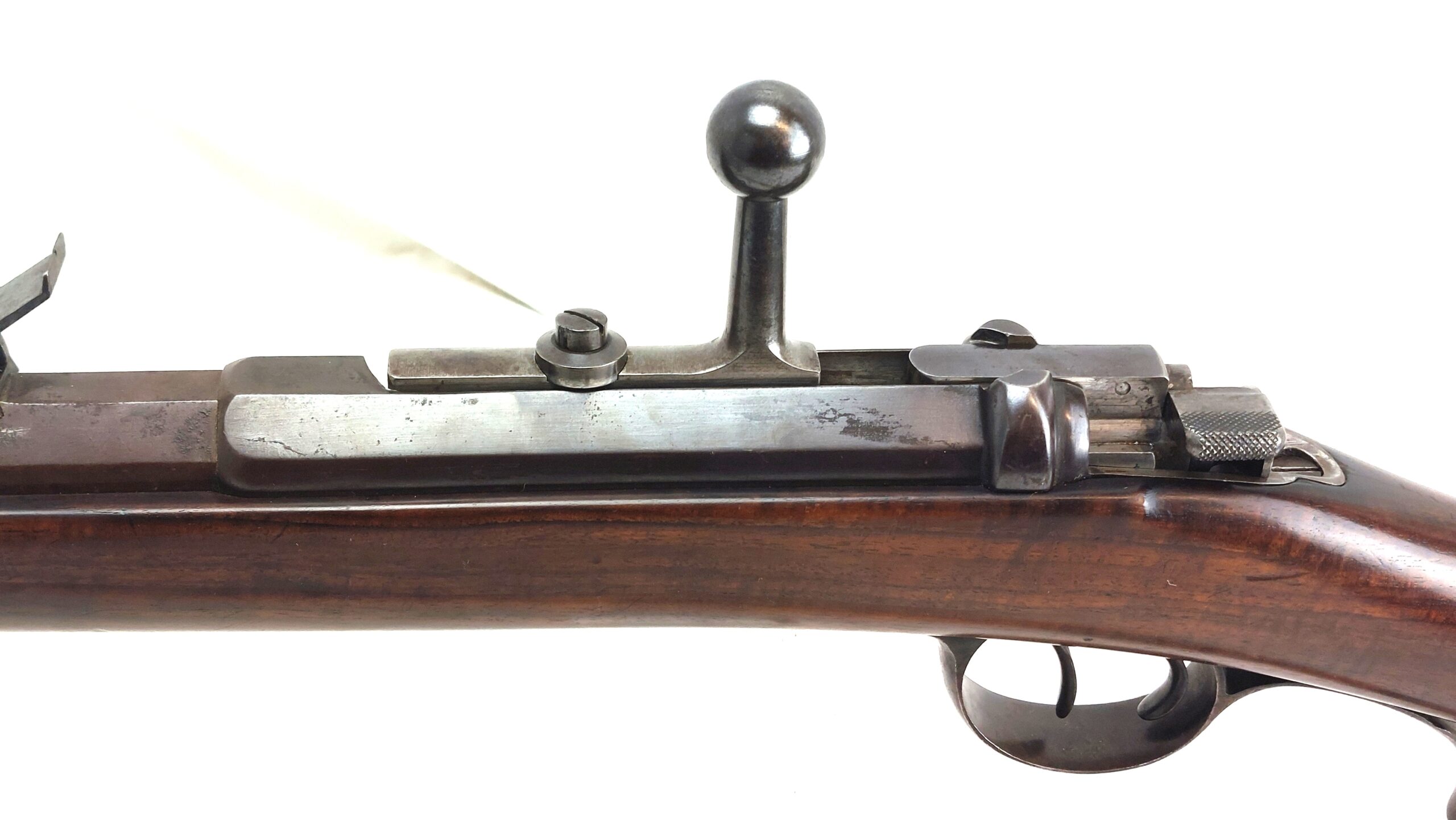 M1871 German Sporterized Double-Trigger Mauser Rifle with Sling - Very Rare - Image 10