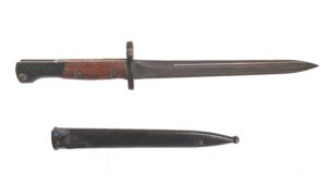 Belgium FN Model 1949 Knife Bayonet, with Original Scabbard, matching Serial Numbers