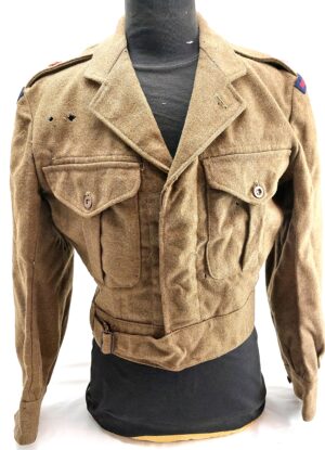 British Army, 1949 Pattern, Royal Artillery, 7th Army Group Royal Artillery (AGRA), Battle Dress Blouse, Size 13, Broad Arrow, Dated 1953, Made by Cohen & Co