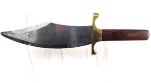 British, Early 20th Century, Very Large Bowie Knife with 11in Blade, Marked: The Celebrated Sheffield Bowie, A Cutler's Shop Window Advertising Piece