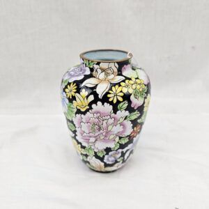 Chinese Floral Cloisonne Vase