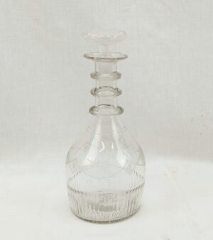 Circa 1790 Cork Glass Company Decanter Possibly Benjamin Edwards