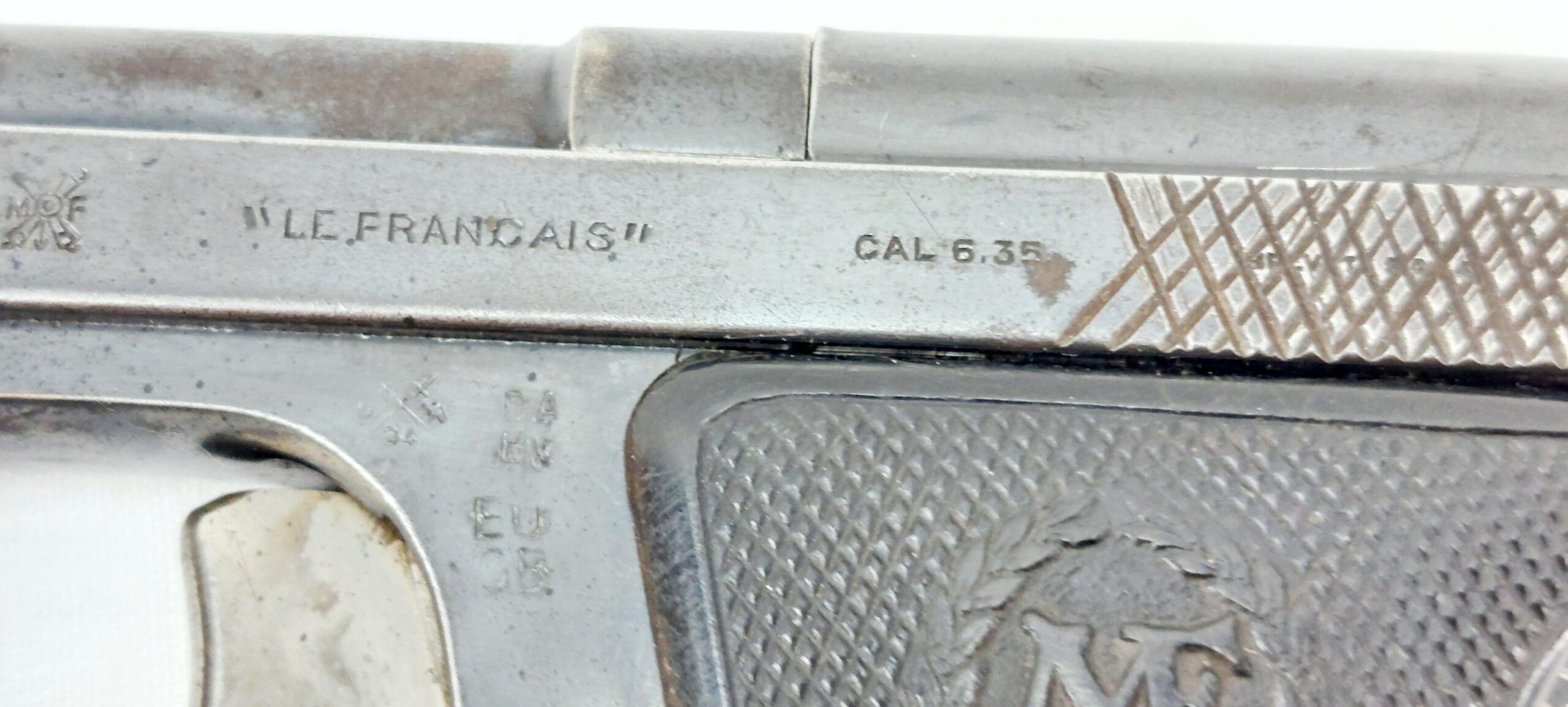 EU Spec Deactivated FN 6.35mm Le Francais Semi Automatic Pistol And Purse Holster - Image 6