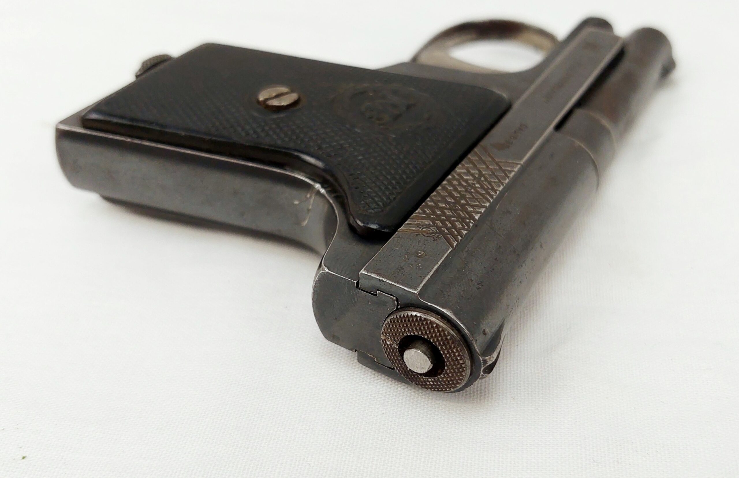 EU Spec Deactivated FN 6.35mm Le Francais Semi Automatic Pistol And Purse Holster - Image 3