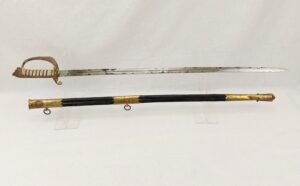 Early 20th Century British Royal Navy 1827 Pattern Sword By Gieve And Sons Of Portsmouth