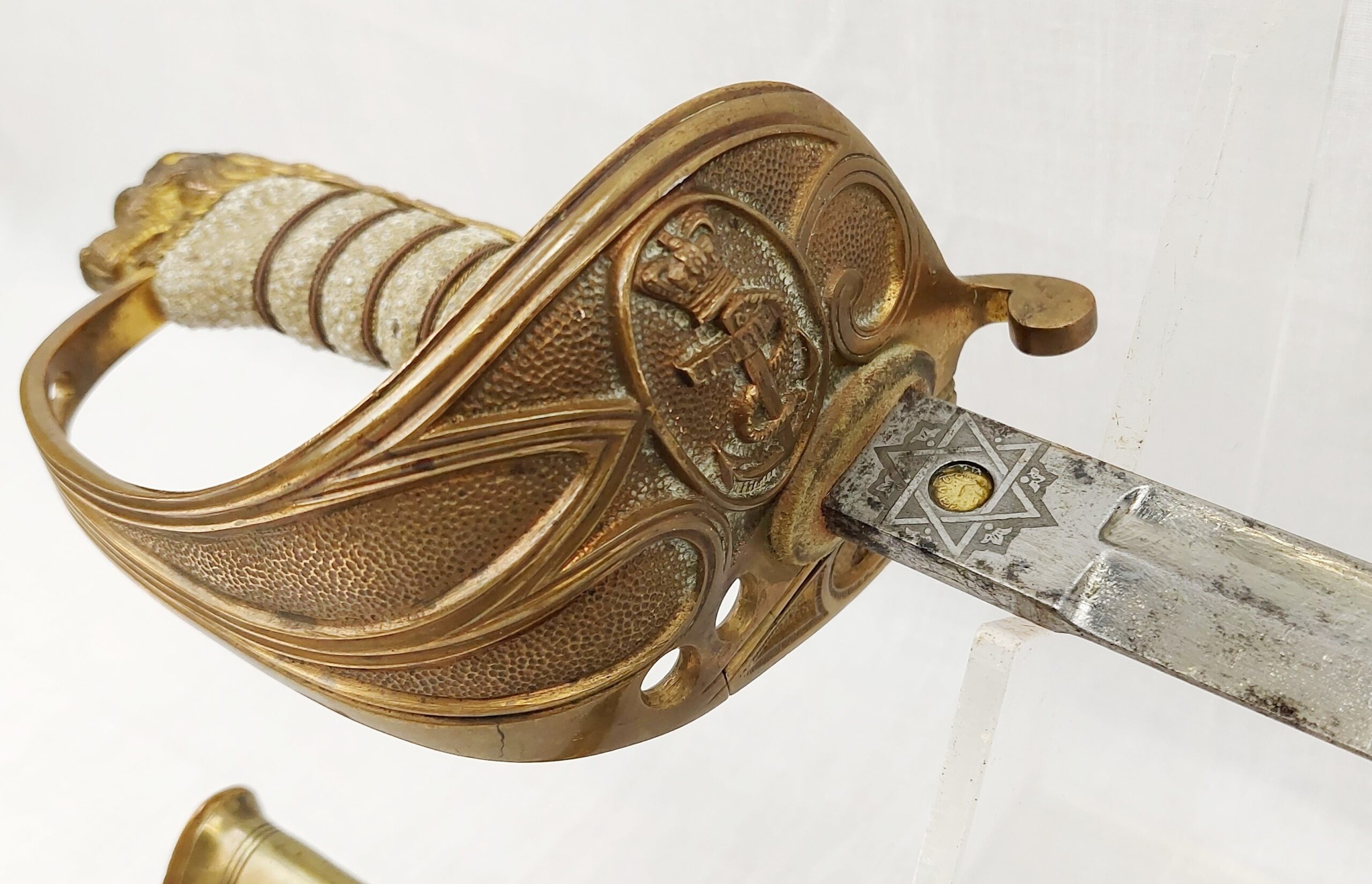 Early 20th Century British Royal Navy 1827 Pattern Sword By Gieve And Sons Of Portsmouth - Image 17