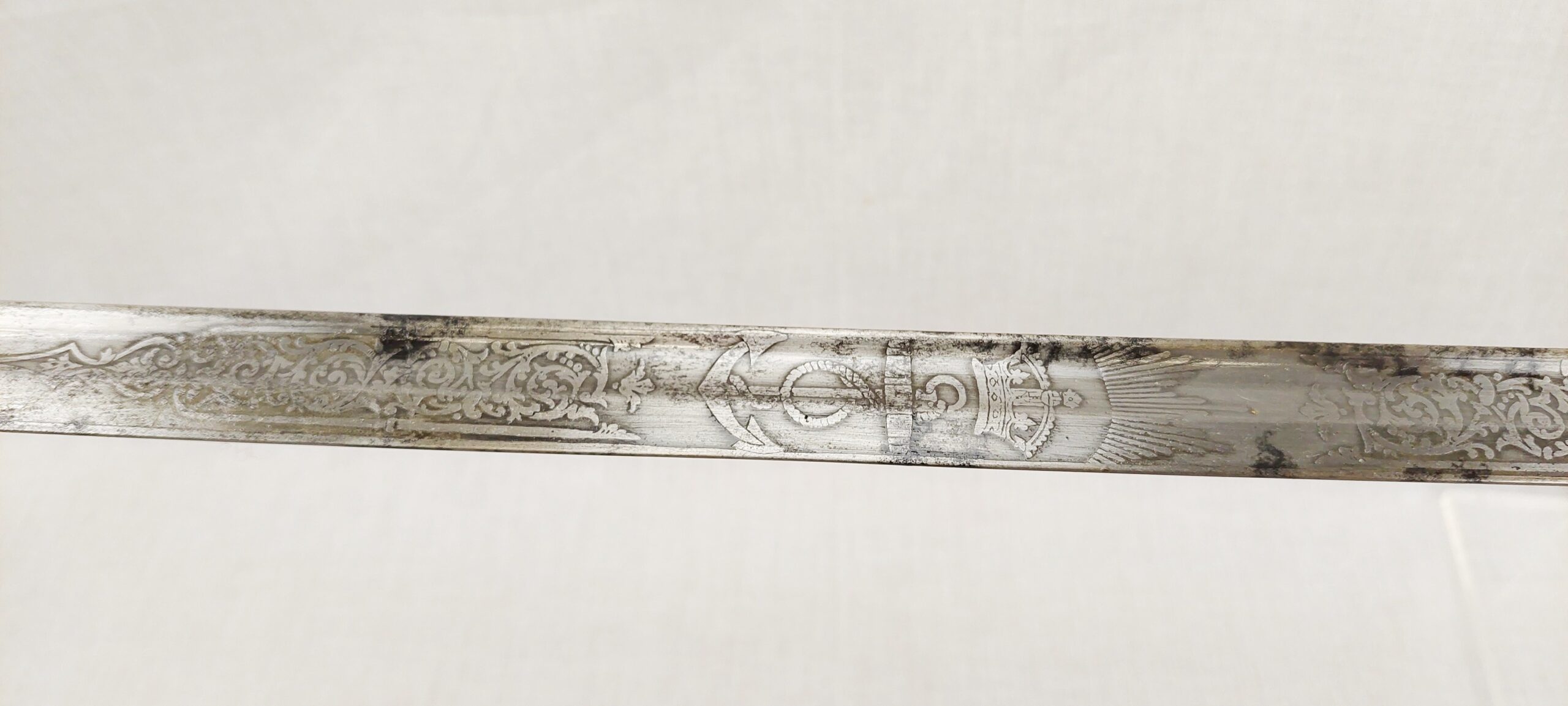 Early 20th Century British Royal Navy 1827 Pattern Sword By Gieve And Sons Of Portsmouth - Image 14