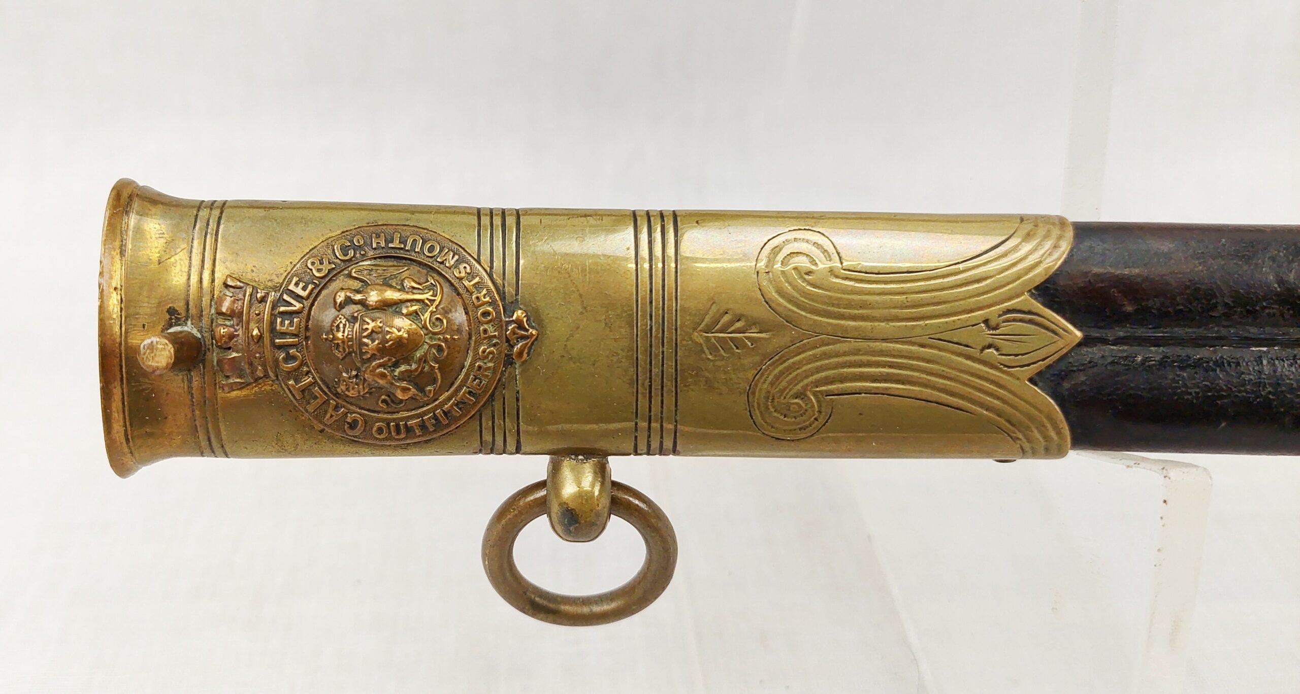 Early 20th Century British Royal Navy 1827 Pattern Sword By Gieve And Sons Of Portsmouth - Image 9