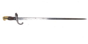 France, M1874 T-Back Gras Sword Bayonet, Dated August 1876, Made at Armes de St. Etienne