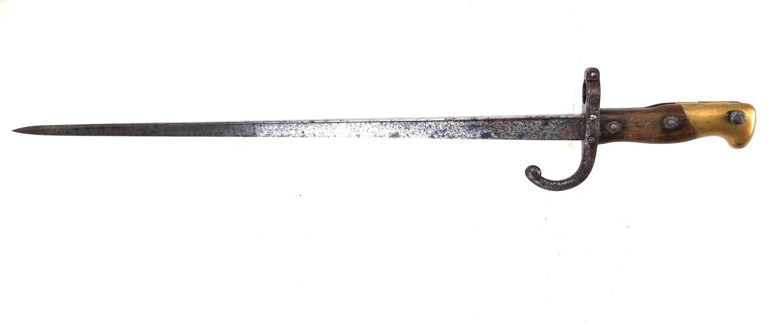 France, M1874 T-Back Gras Sword Bayonet, Dated August 1876, Made at Armes de St. Etienne - Image 5