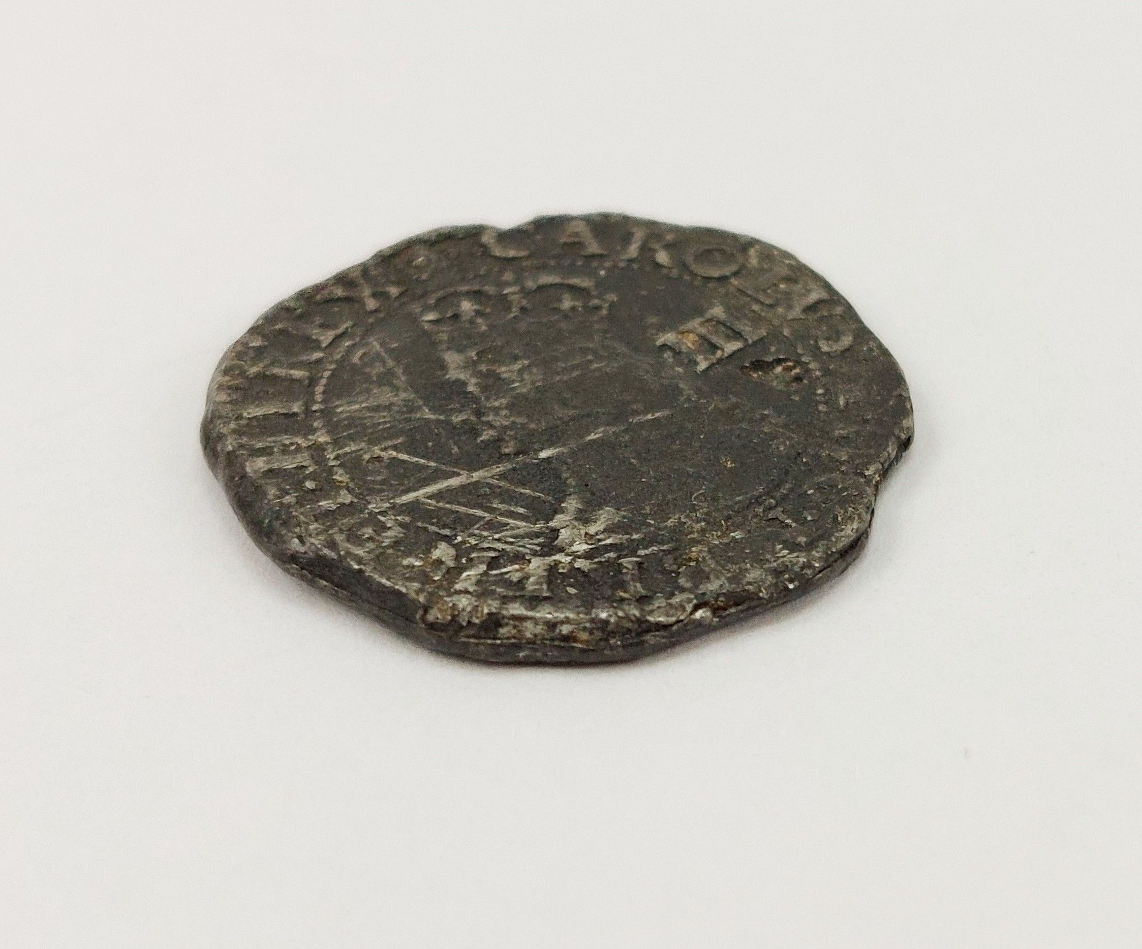 King Charles II Silver Threepence Coin With Crown Mark - Image 3