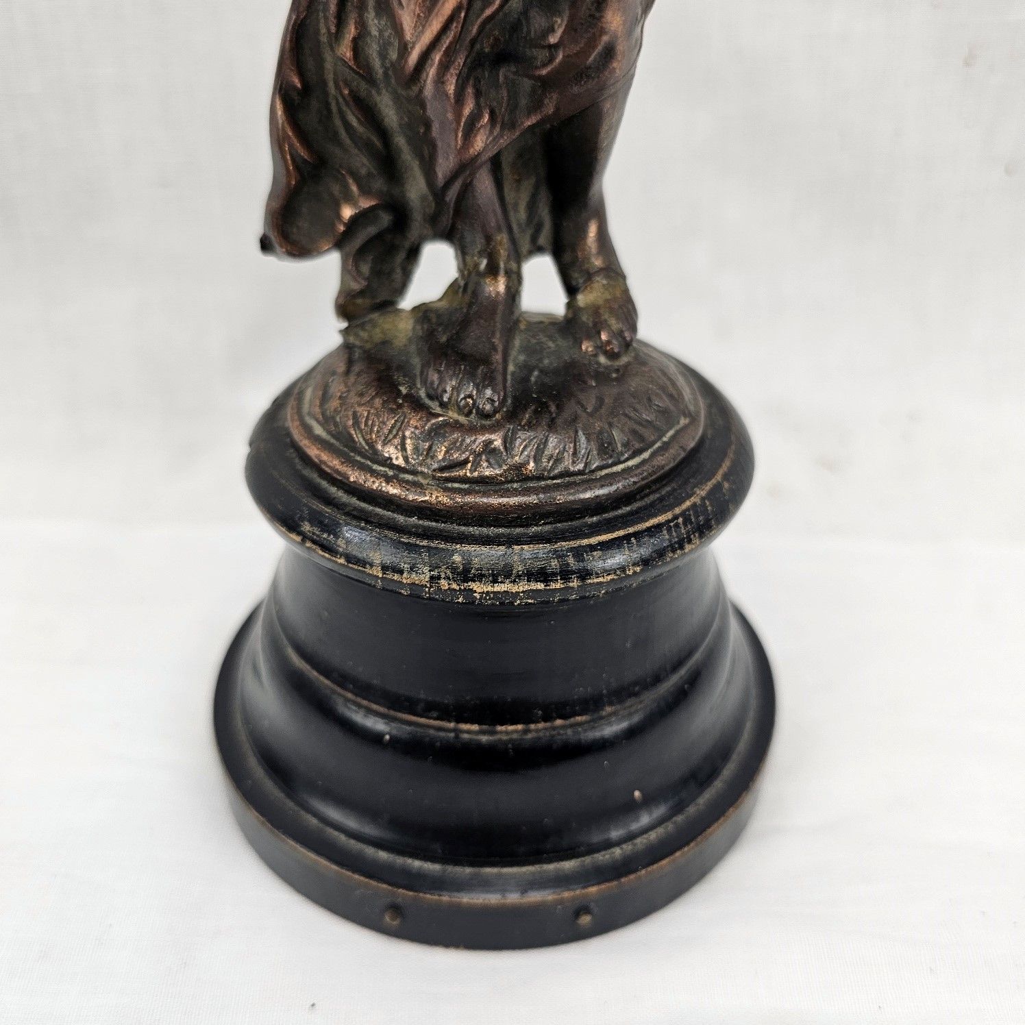 Late 19th Century Art Nouveau Bronze Figurine On Socule Base - Image 7
