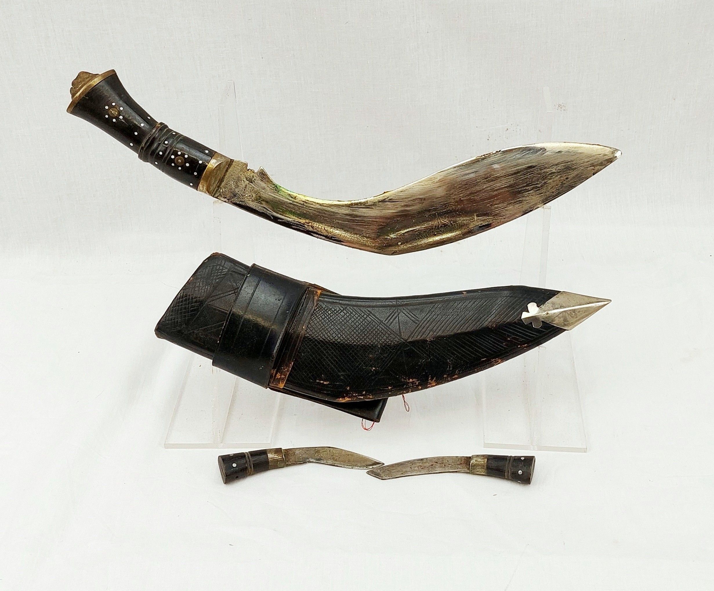 Nepalese Kukri And Scabbard #1