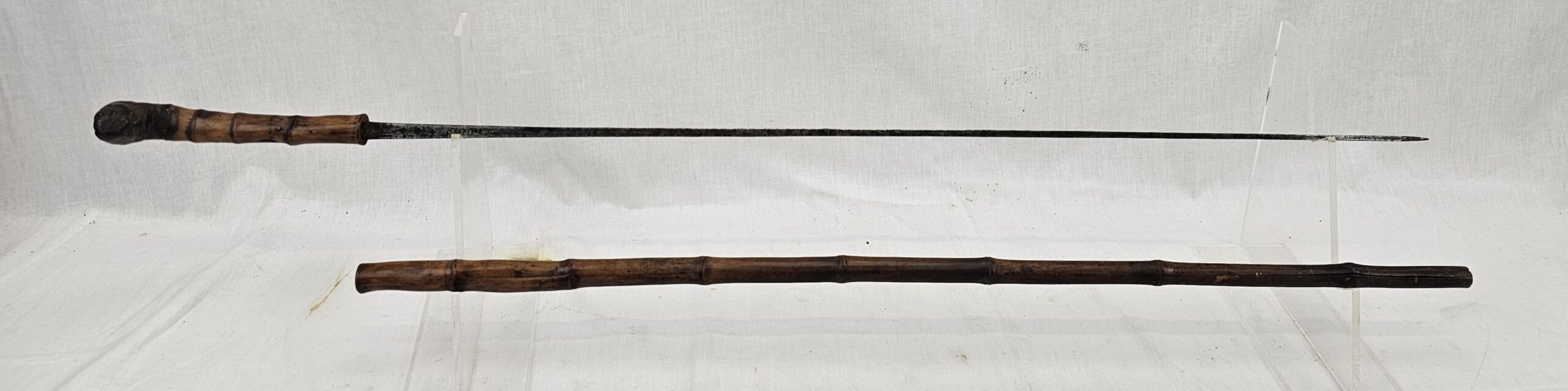 Victorian Bamboo Scabbard Solingen Sword Stick