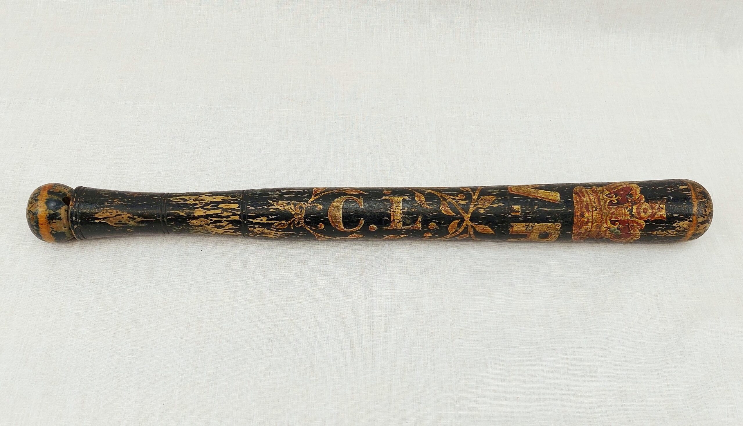 Victorian Police Constables Wooden Truncheon