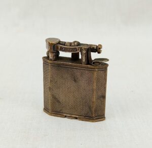 Vintage 1930's Dunhill Nickel Plated Petrol Lighter
