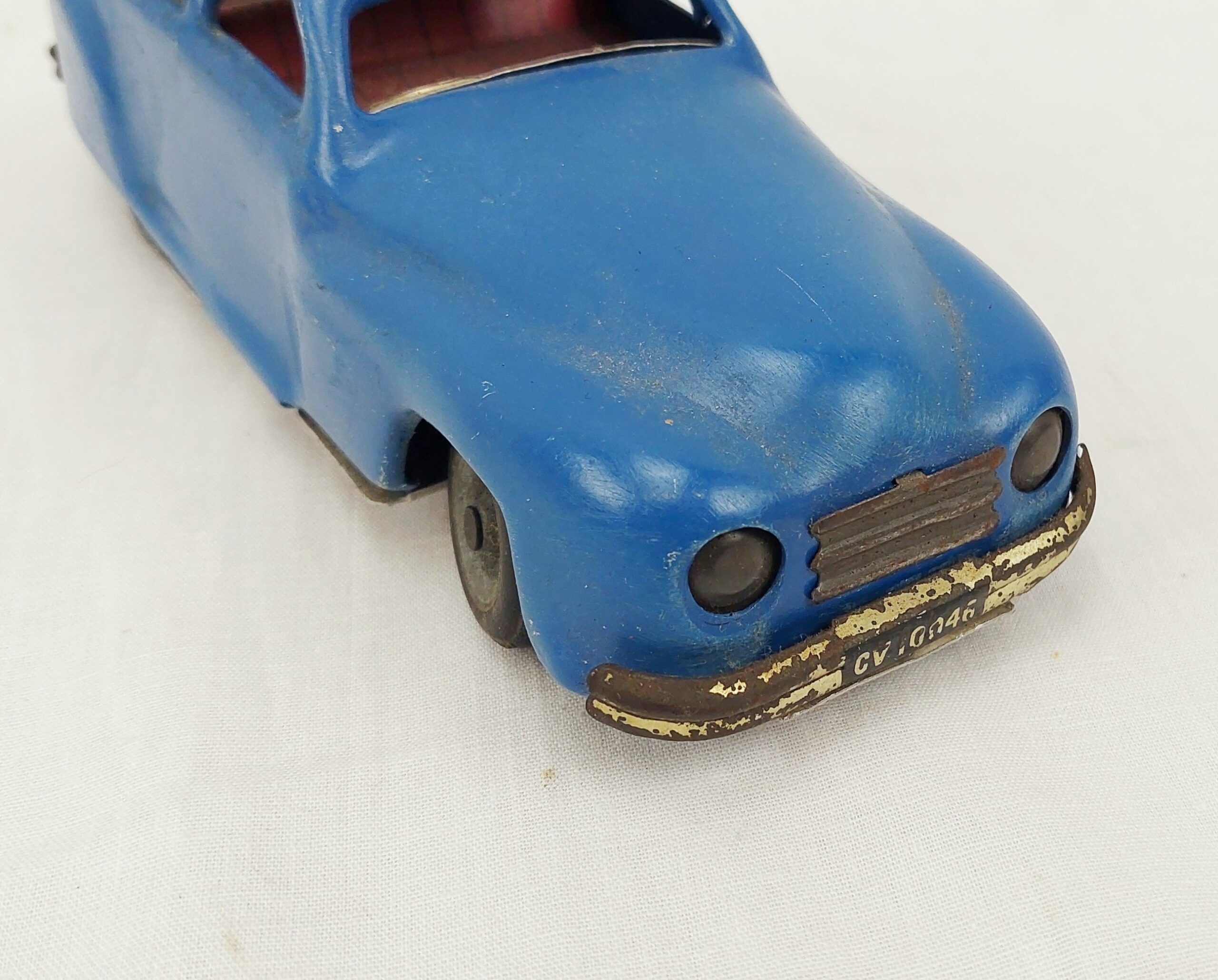 Vintage 1960s Chad Valley Harbone Tin Plate Car - Image 4