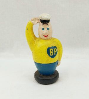 Vintage BP British Petroleum Cast Iron Door Stopper