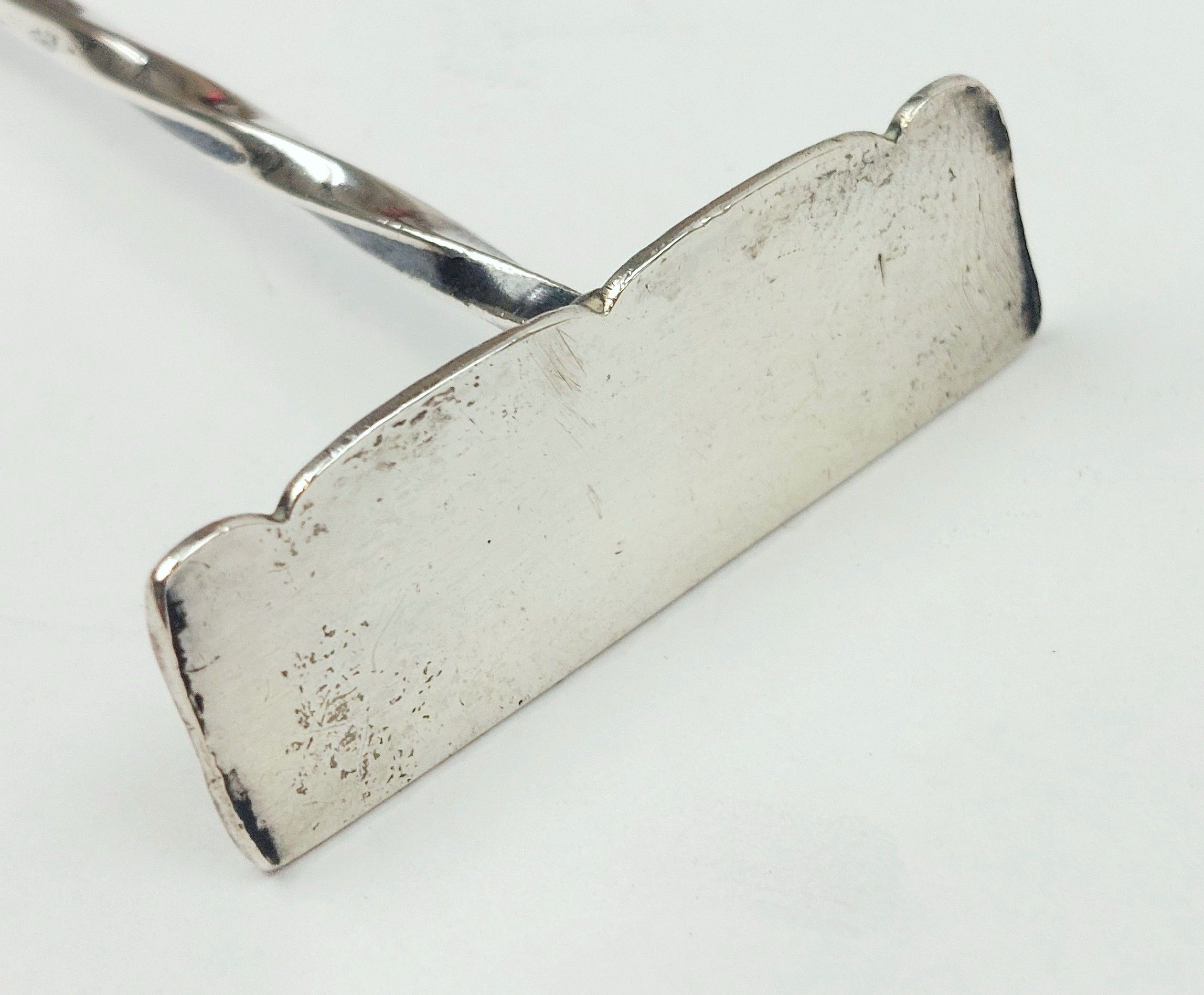 Vintage Continental 800 Silver Bread Crumb Scoop - Image 4