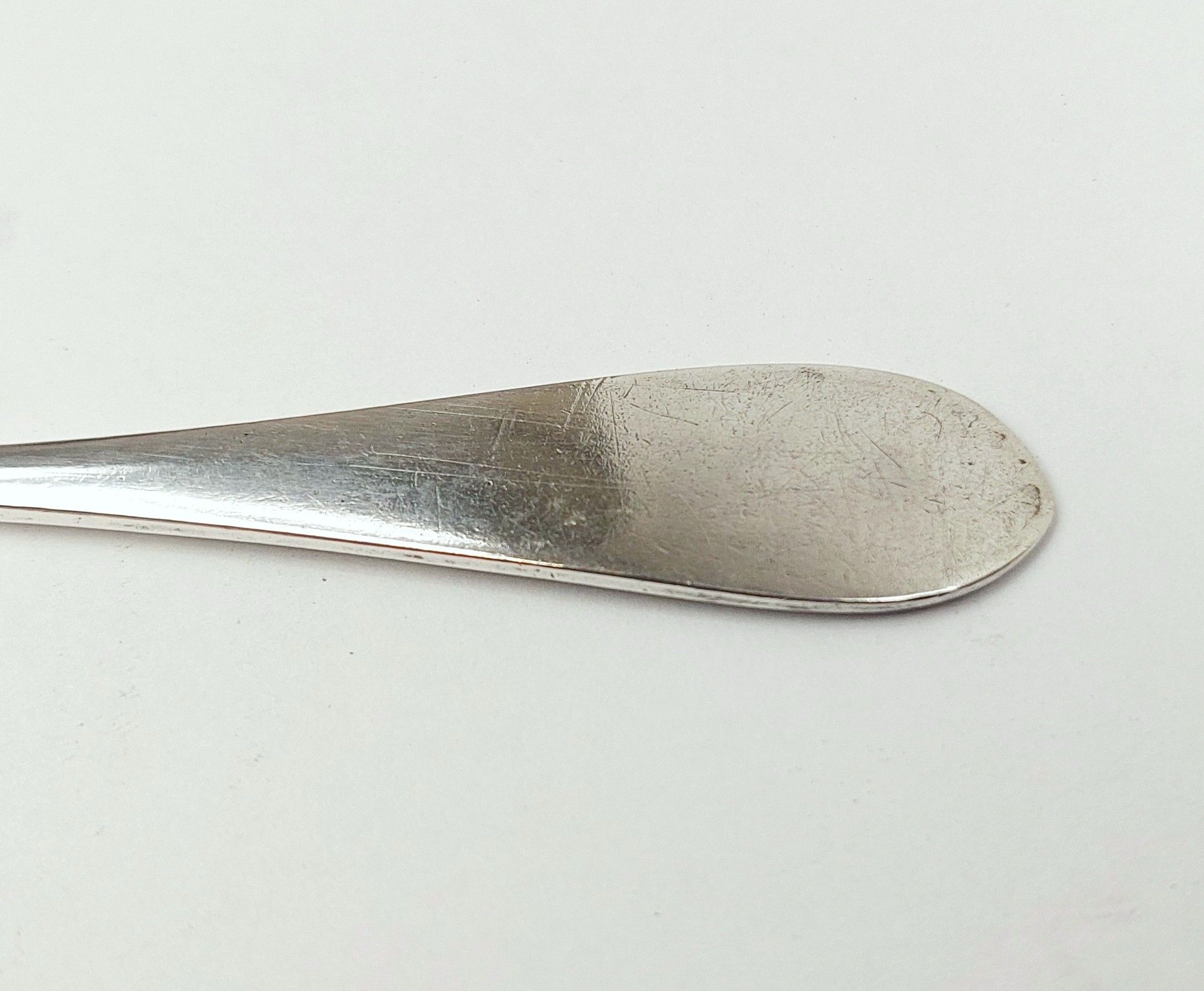 Vintage Continental 800 Silver Bread Crumb Scoop - Image 2