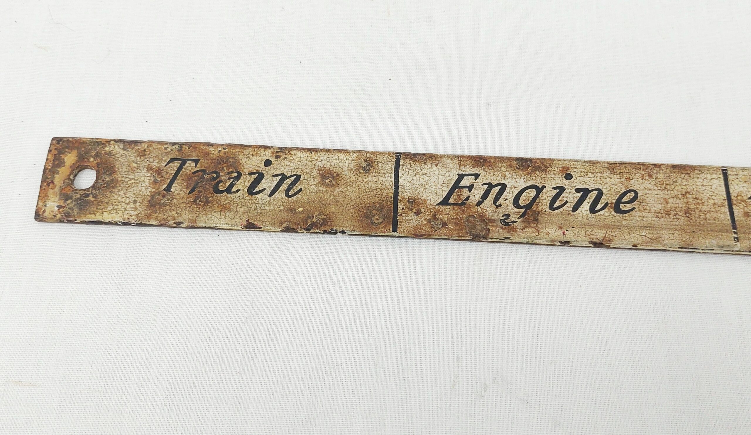 Vintage LMS Enamelled Railway Job Checklist - Image 6