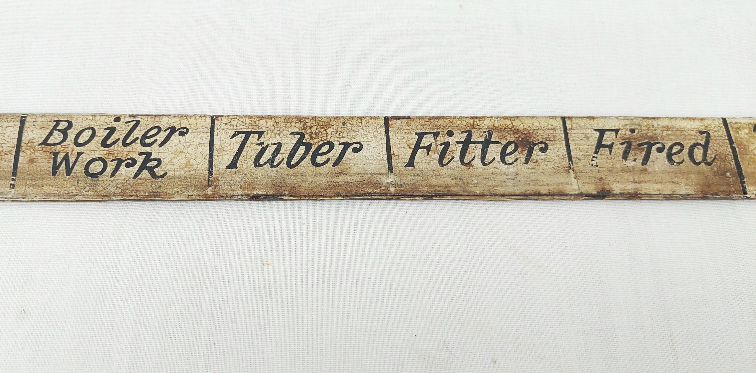 Vintage LMS Enamelled Railway Job Checklist - Image 5