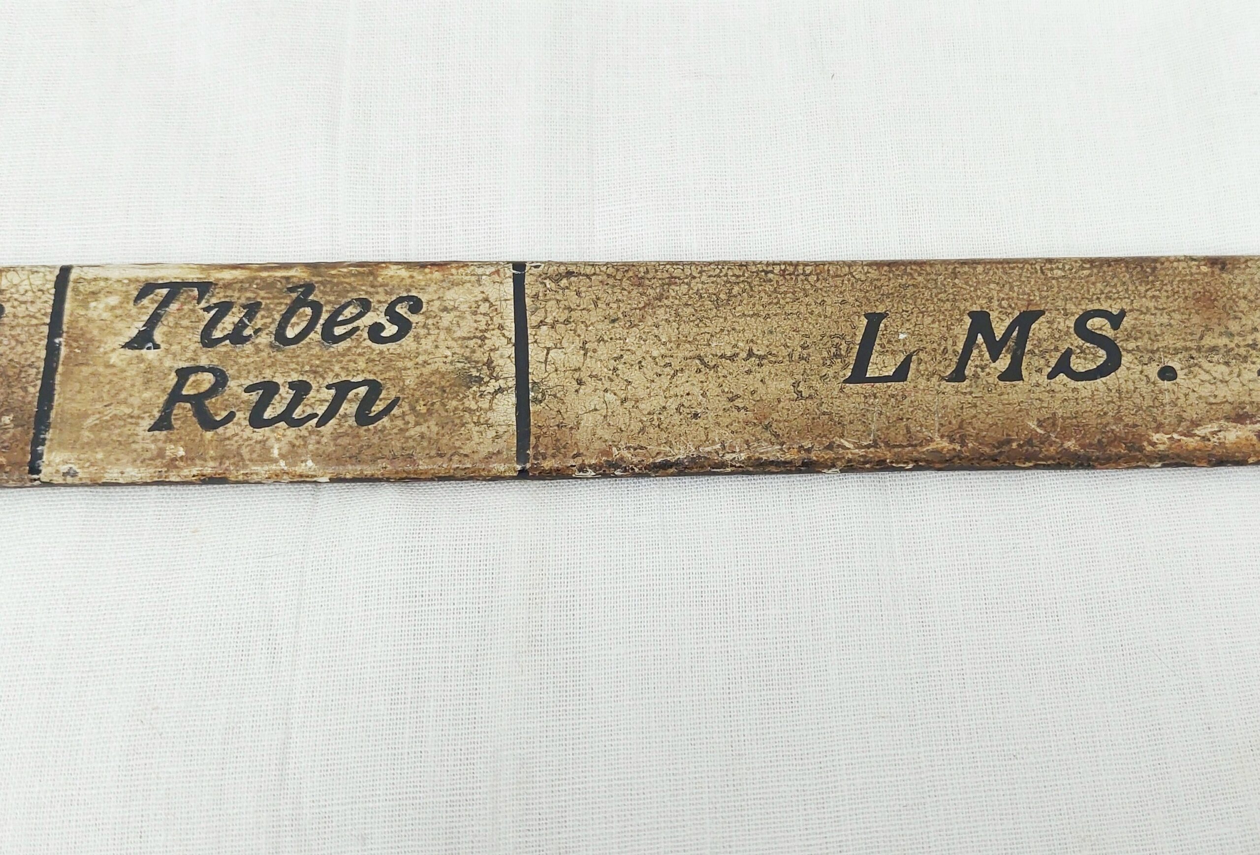 Vintage LMS Enamelled Railway Job Checklist - Image 4
