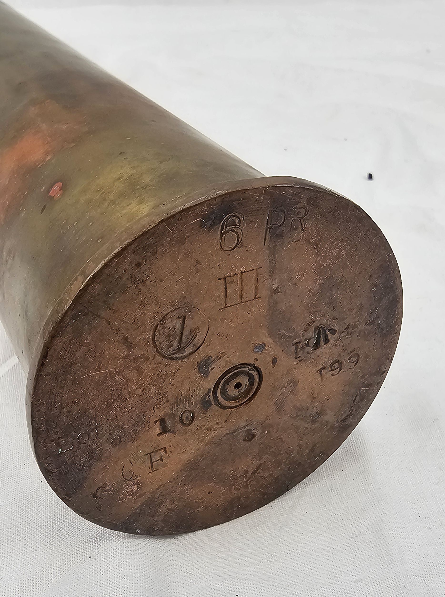 WW1 British 6PR Shell (Inert) Male MK I Tank - Image 3