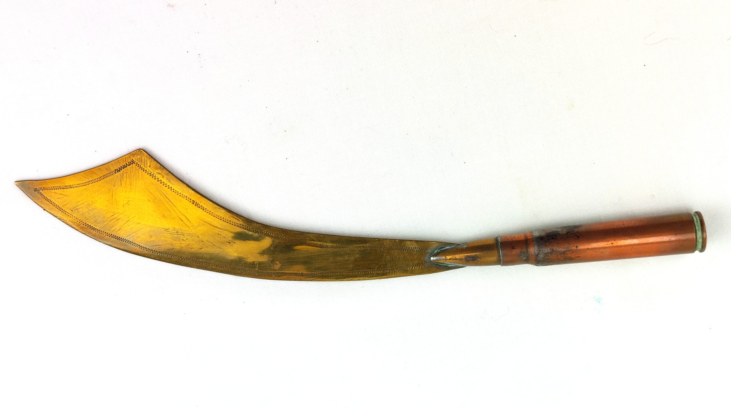 WW1, Trench Art Letter Opener - Marked France - Image 2