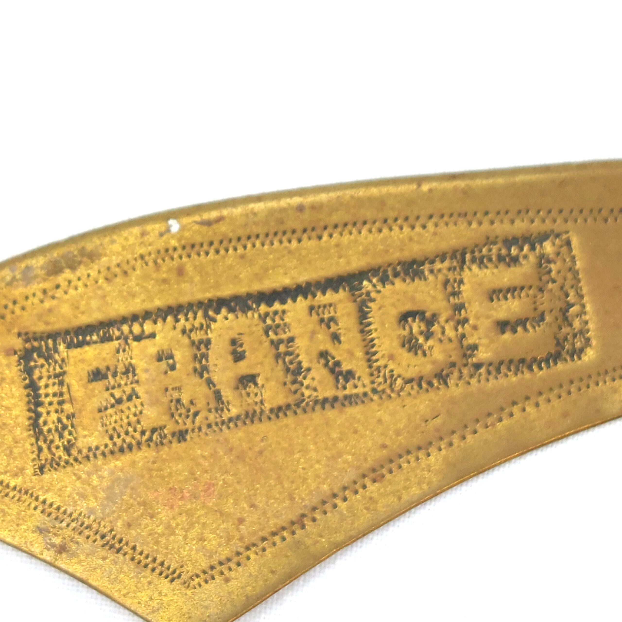 WW1, Trench Art Letter Opener - Marked France - Image 5