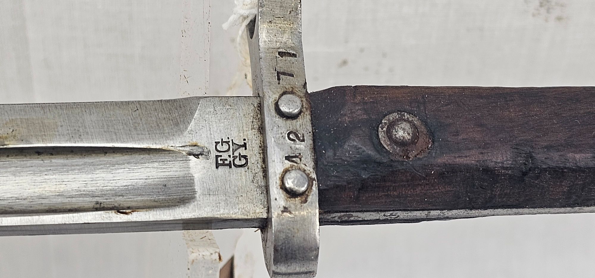 WW2 Czech M95 Bayonet And Scabbard sn. 4271 - Image 8
