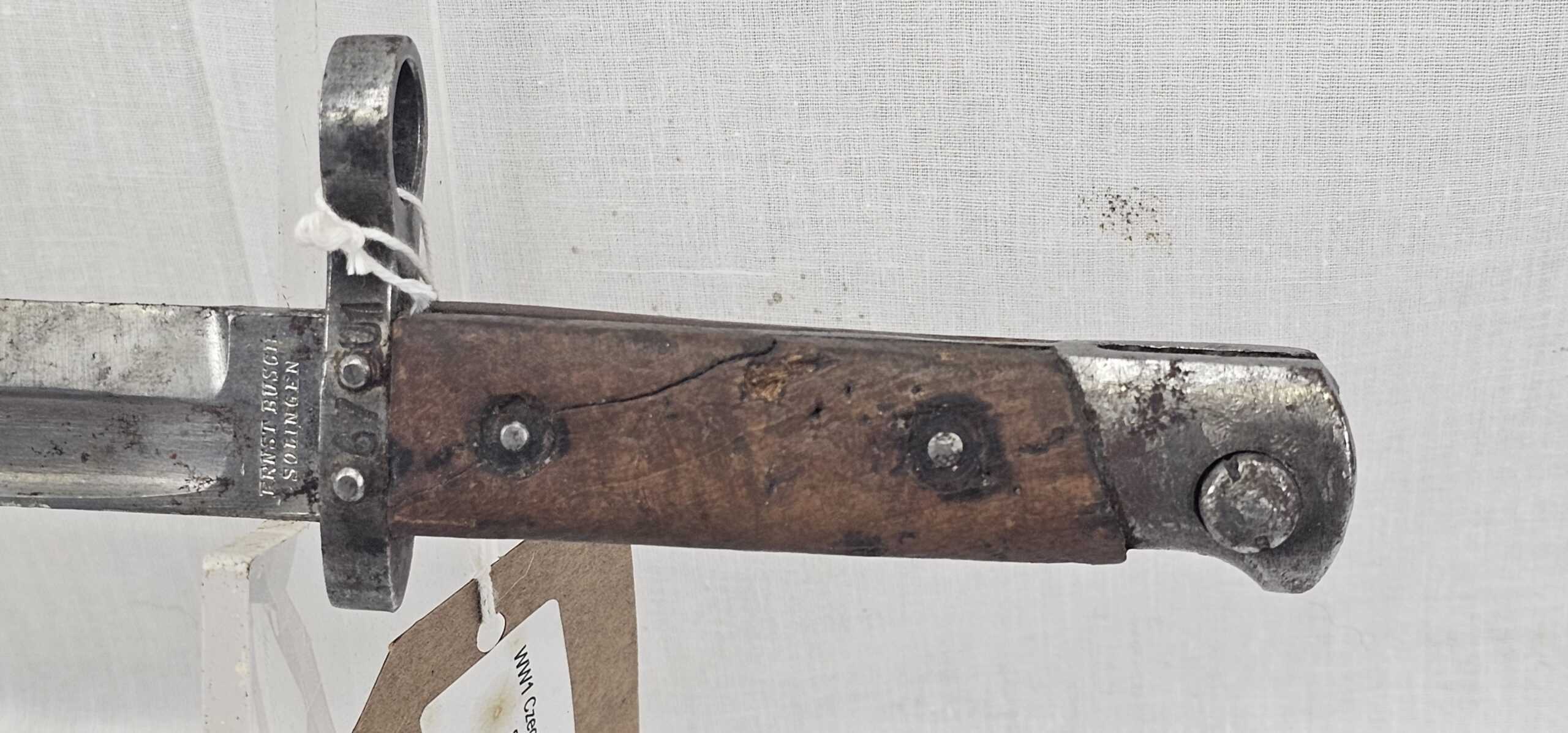 WW2 Czech M95 Bayonet And Scabbard sn. 6701 - Image 10