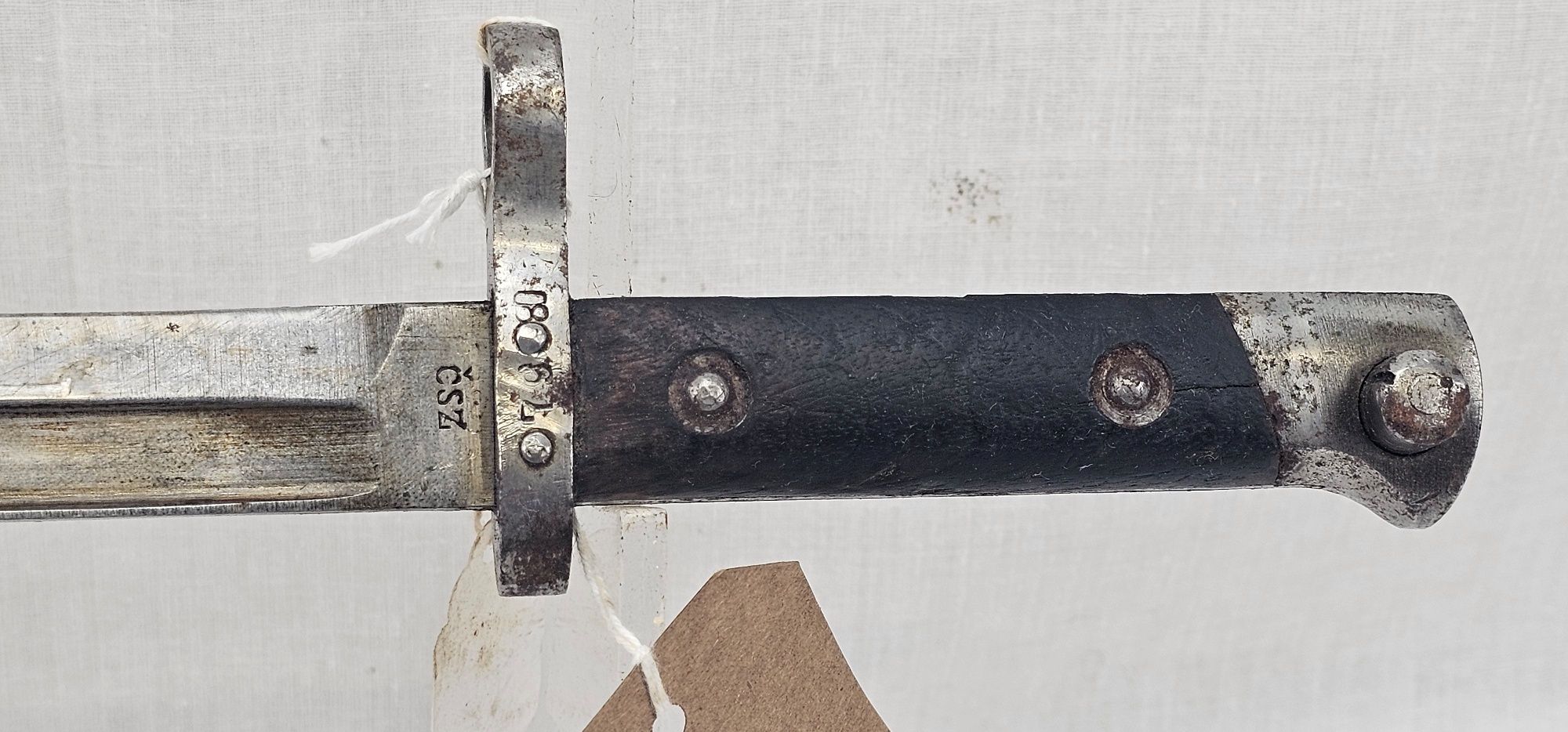 WW2 Czech M95 Bayonet And Scabbard sn. 7980 - Image 11
