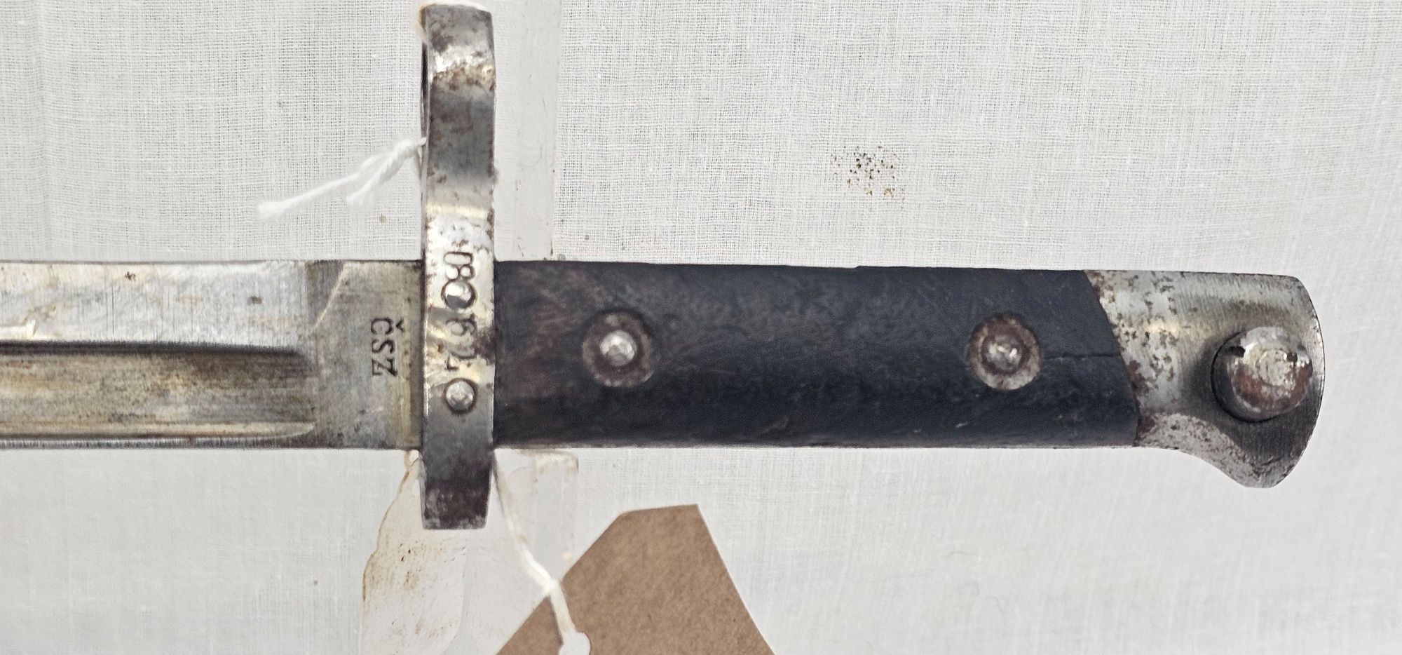 WW2 Czech M95 Bayonet And Scabbard sn. 7980 - Image 10