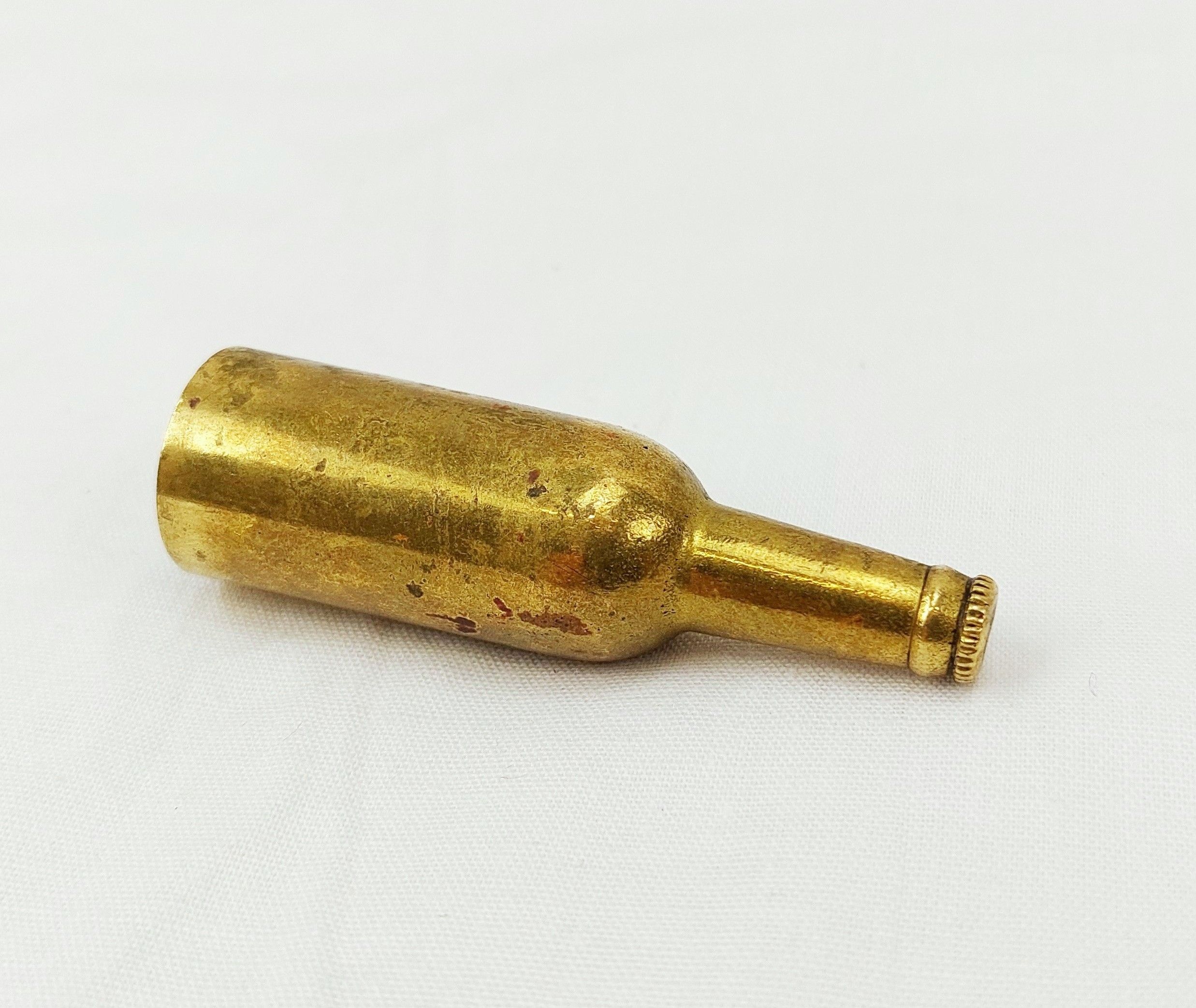 WW2 Trench Art Lighter In The Shape Of A Bottle - Image 4