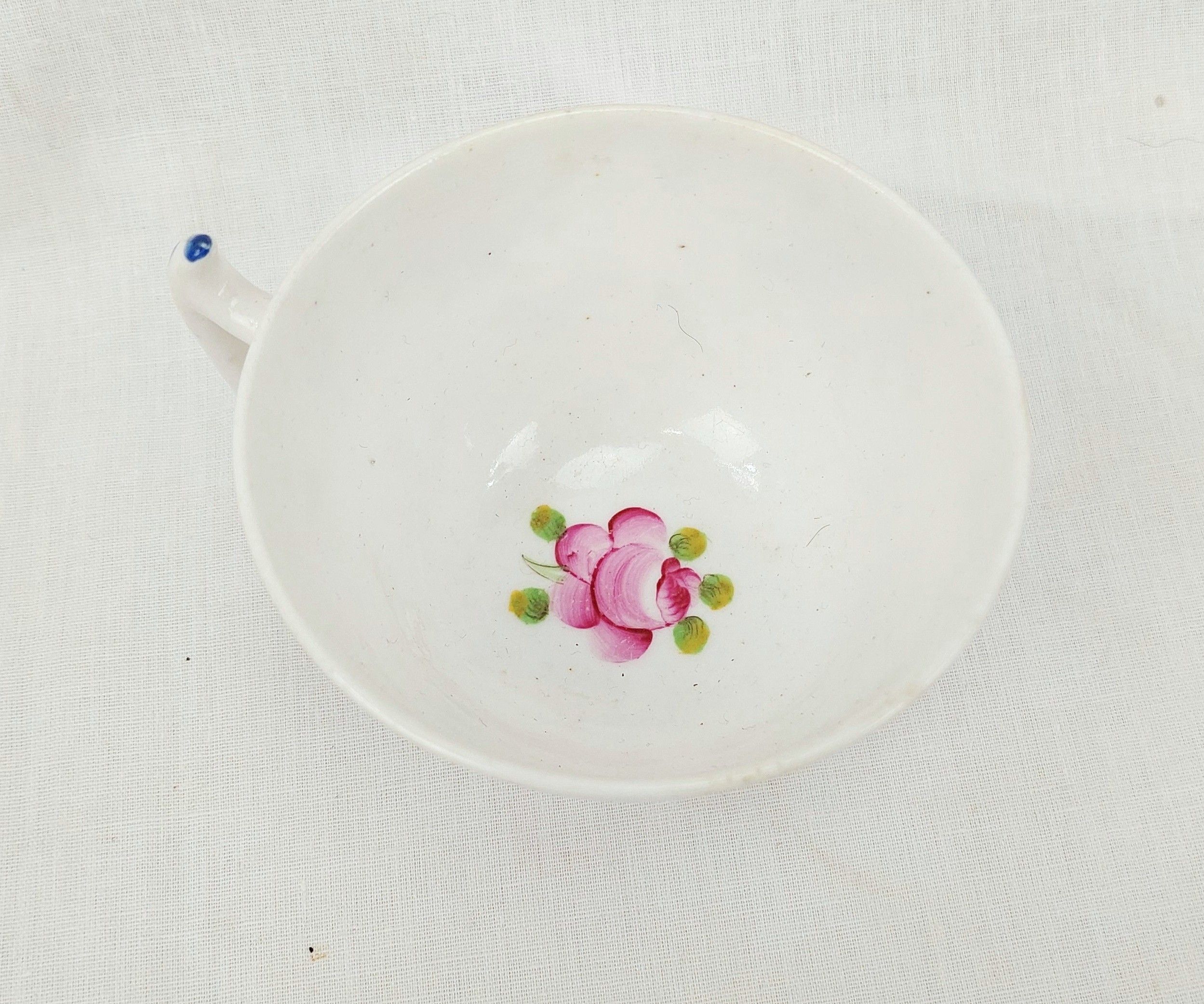 c1810 Georgian Machin Ware London Shape Cup And Saucer - Image 8