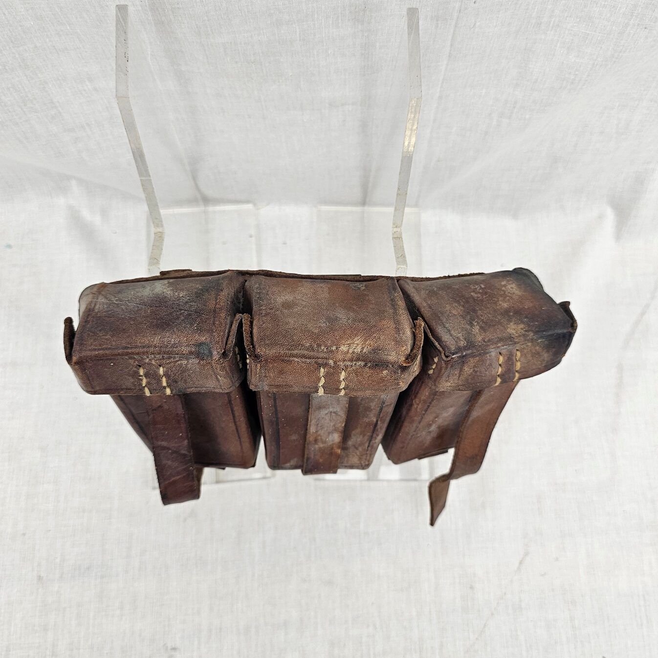 1909 Pattern Mauser Rifle Brown Leather Ammo Pouch - Image 2