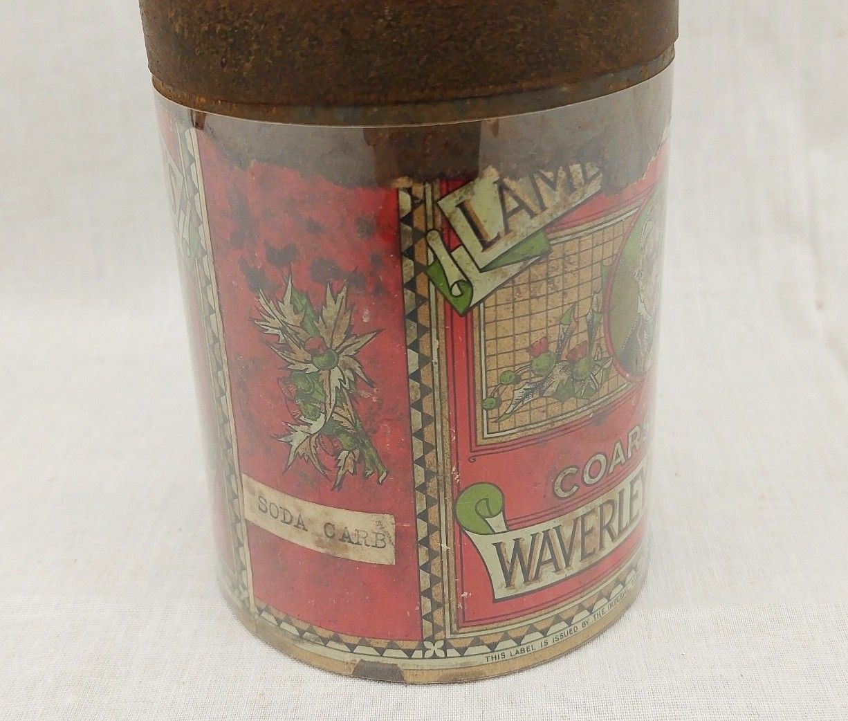 1920s Lambert And Butlers Coarse Cut Tobacco Waverley Mixture Tin - Image 4